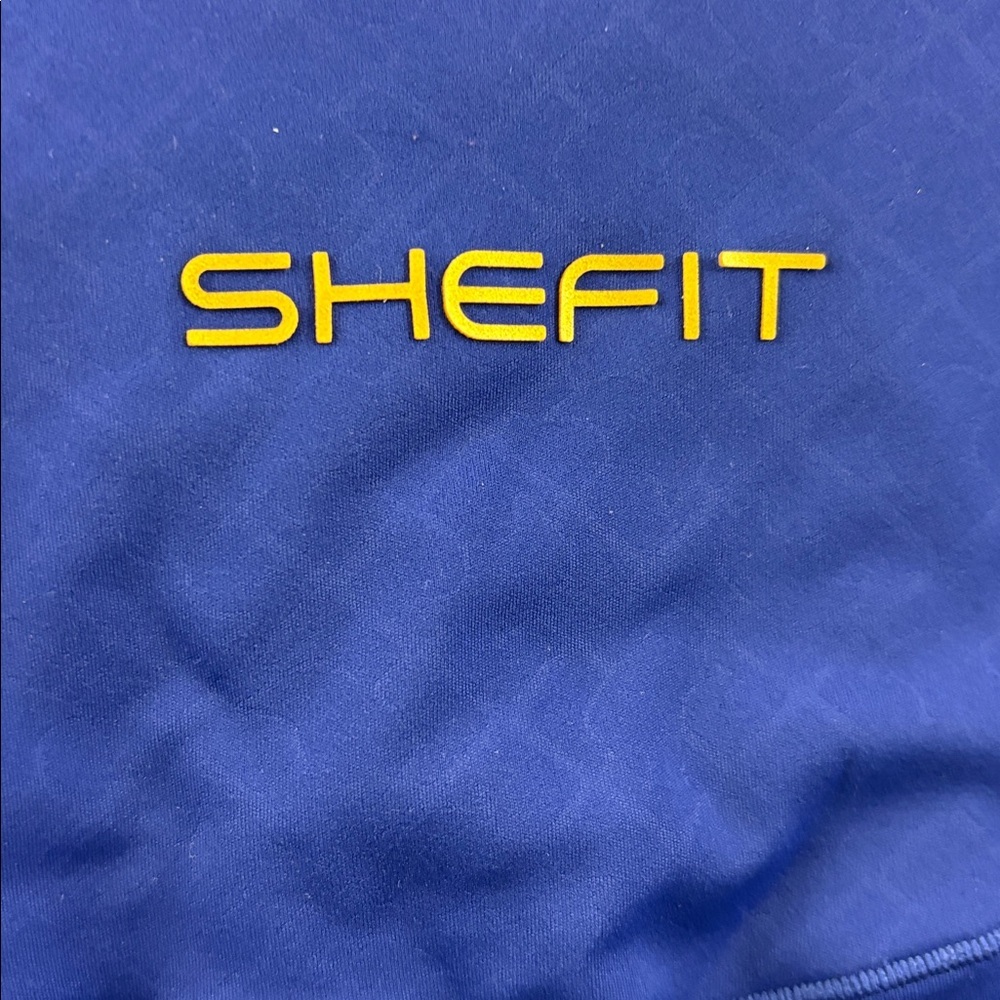Shefit Boss Blue Athletic Leggings Size Medium - Picture 8 of 10